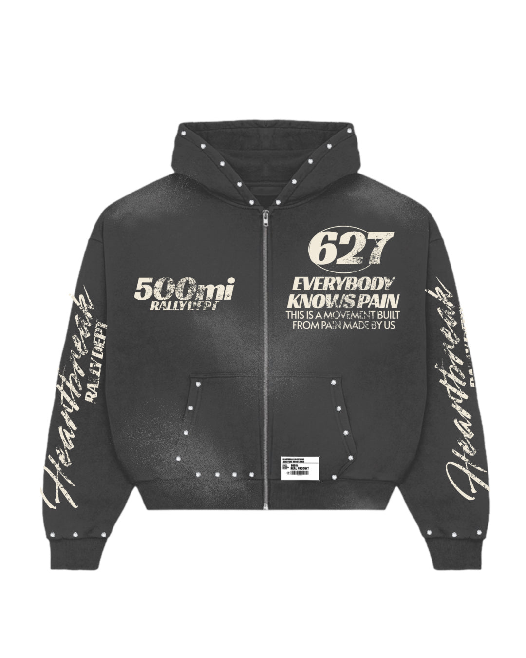 Heartbreak Rally Dept Cropped Hoodie