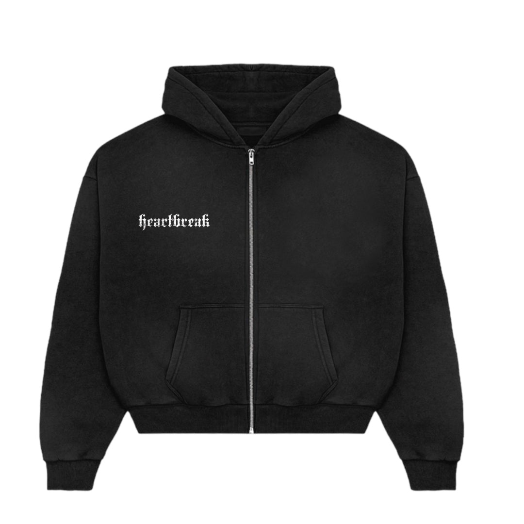 Heartbreak Letter Zip up Hoodie